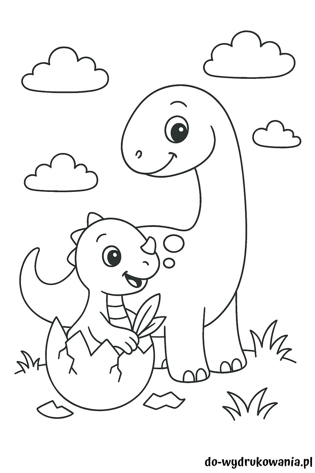 Pobierz PDF z dinozaurem