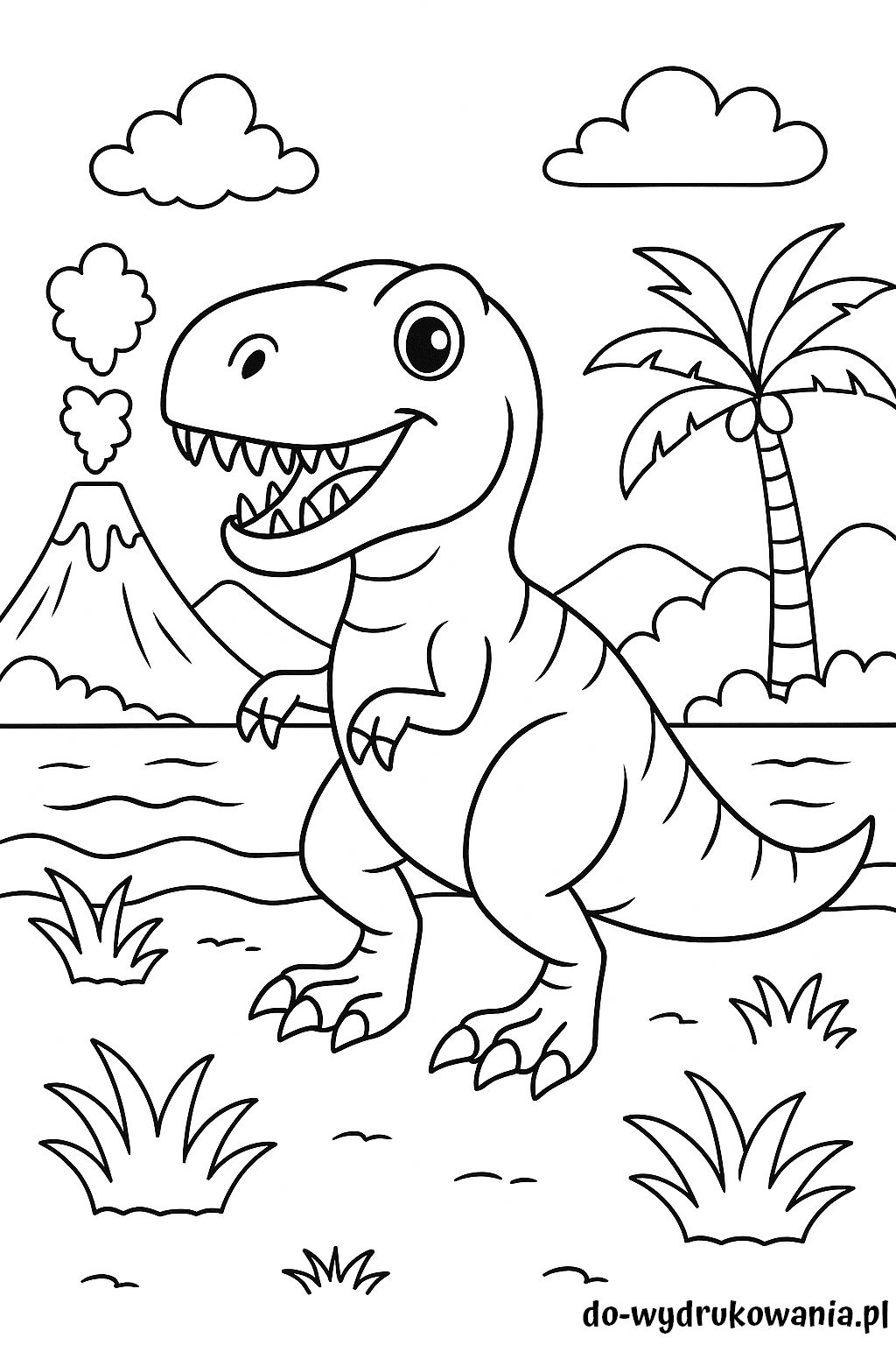 Pobierz PDF z dinozaurem