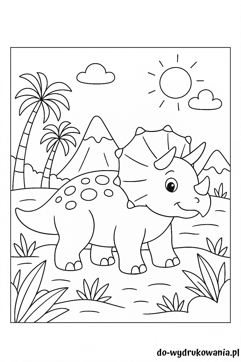 Pobierz PDF z dinozaurem