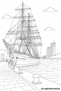 kolorowanka dar pomorza do wydrukowania w formacie pdf