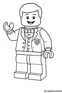 kolorowanka ludzik lego do wydrukowania w formacie pdf