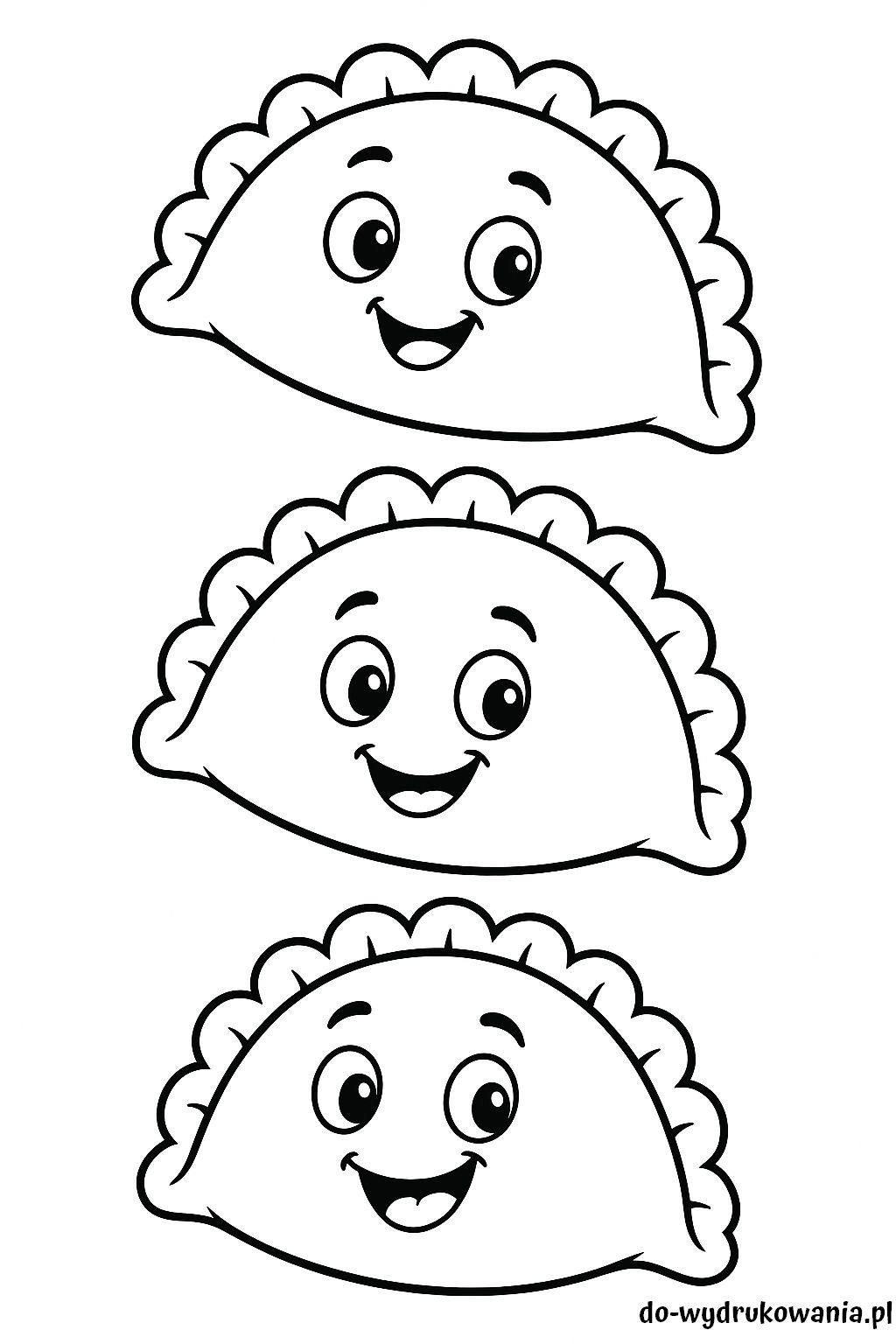 kolorowanka pierogi