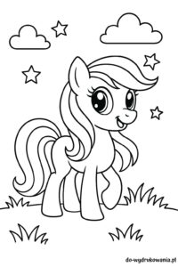 kolorowanka kucyk my little pony do wydrukowania w formacie pdf