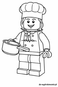 kolorowanka lego kucharka do wydrukowania w formacie pdf