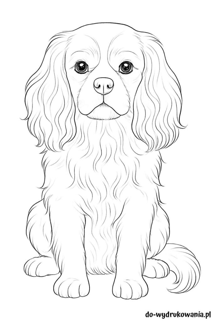 Kolorowanka Cavalier do wydrukowania w formacie pdf