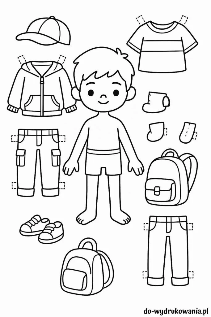 Kolorowanka Toca Boca 4 do wydrukowania w formacie pdf