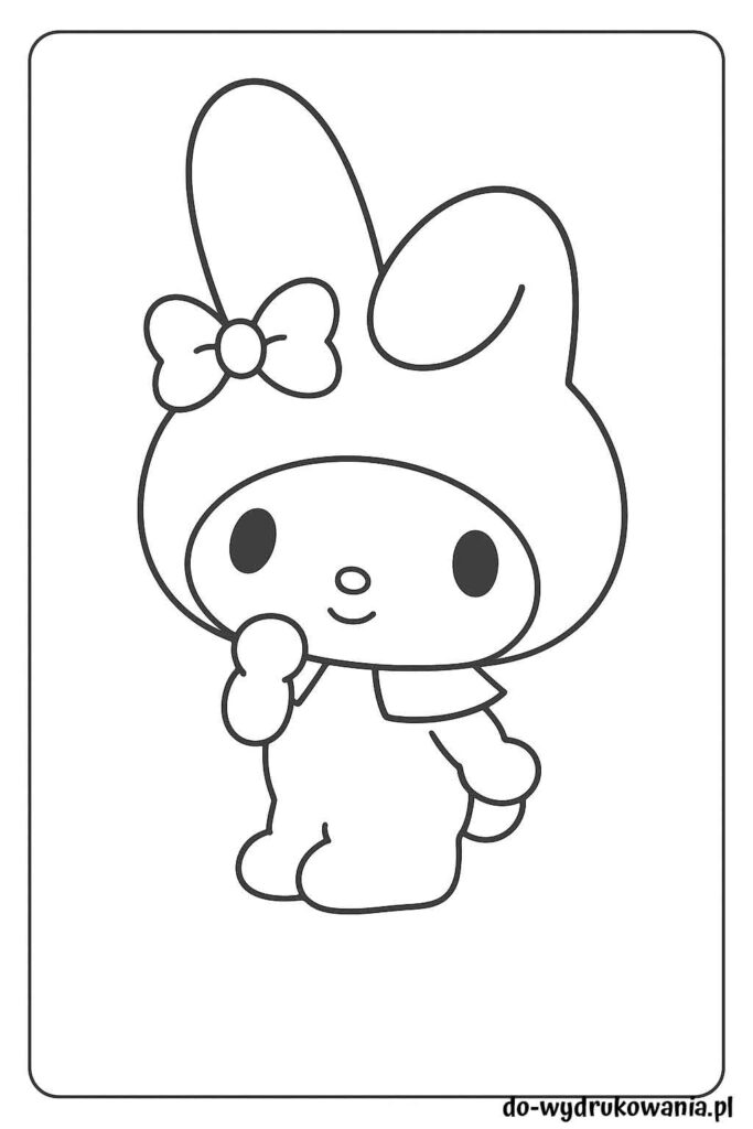 Kolorowanka my melody do wydrukowania w formacie pdf