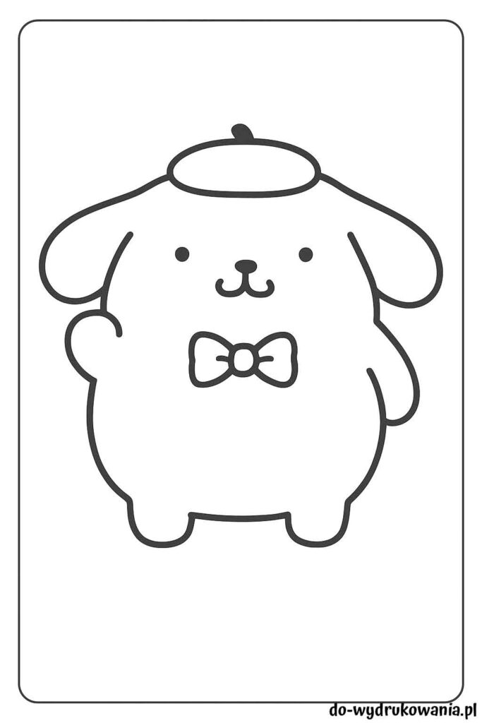 kolorowanka pompompurin do wydrukowania w formacie pdf